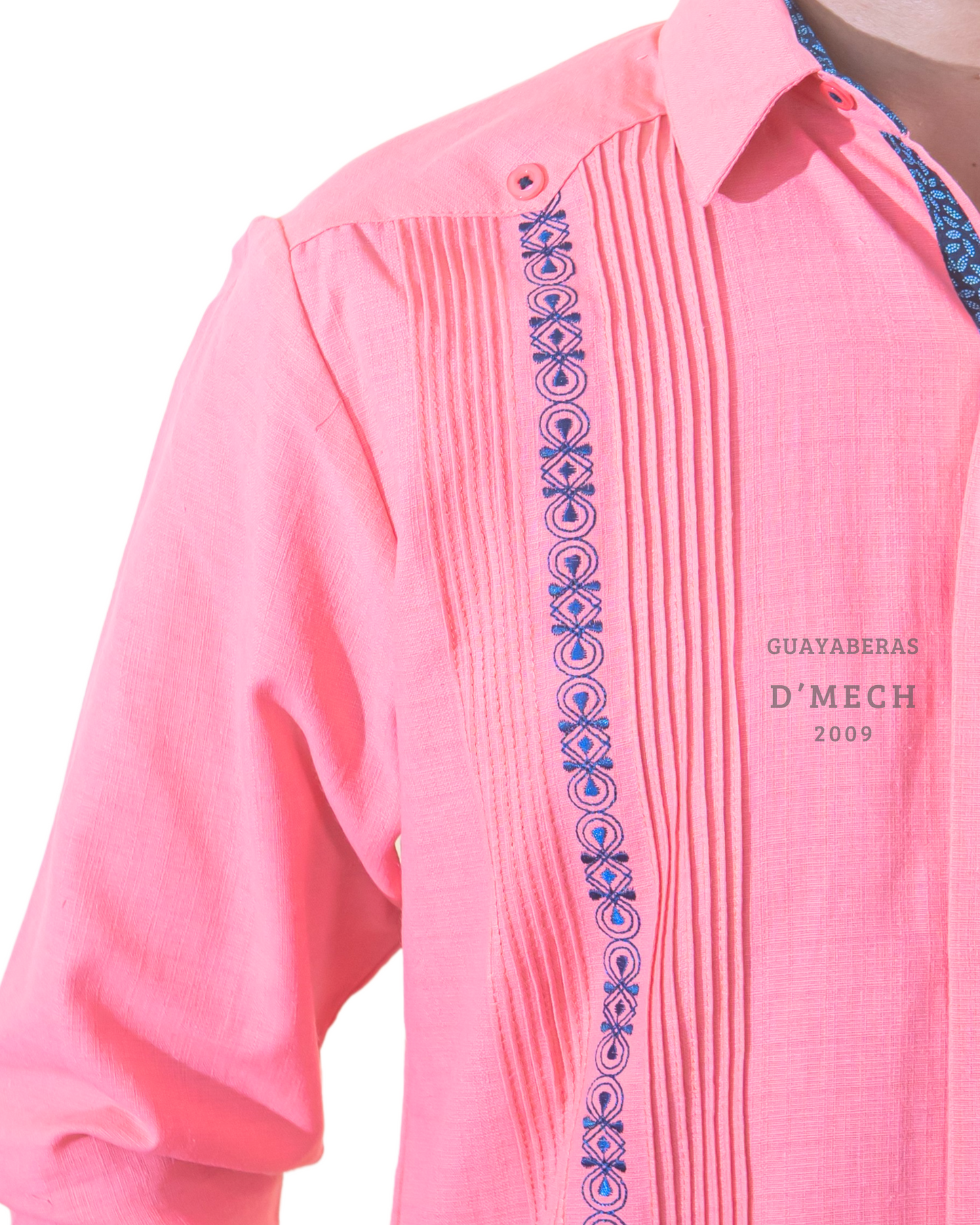 Guayabera Coba Coral