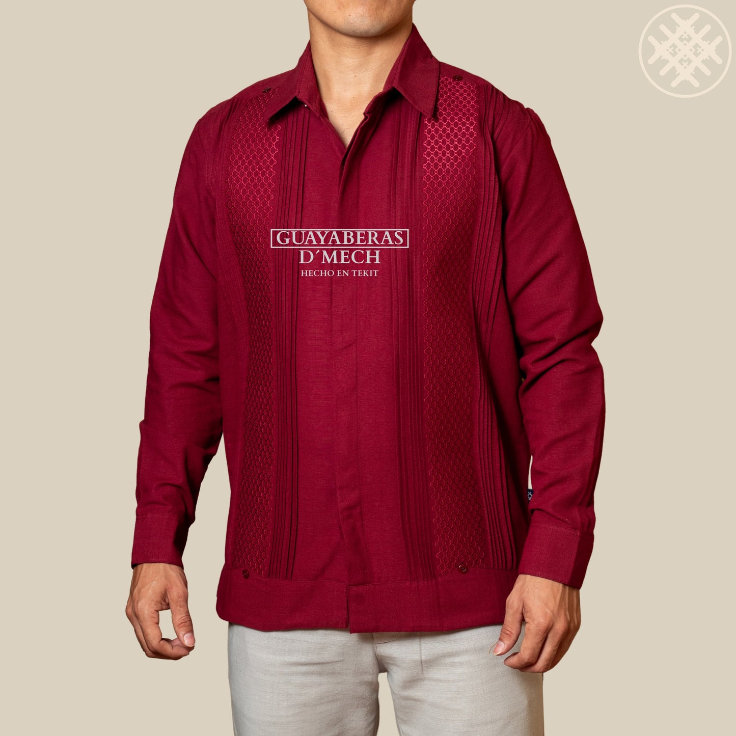 Guayabera Panal Vino