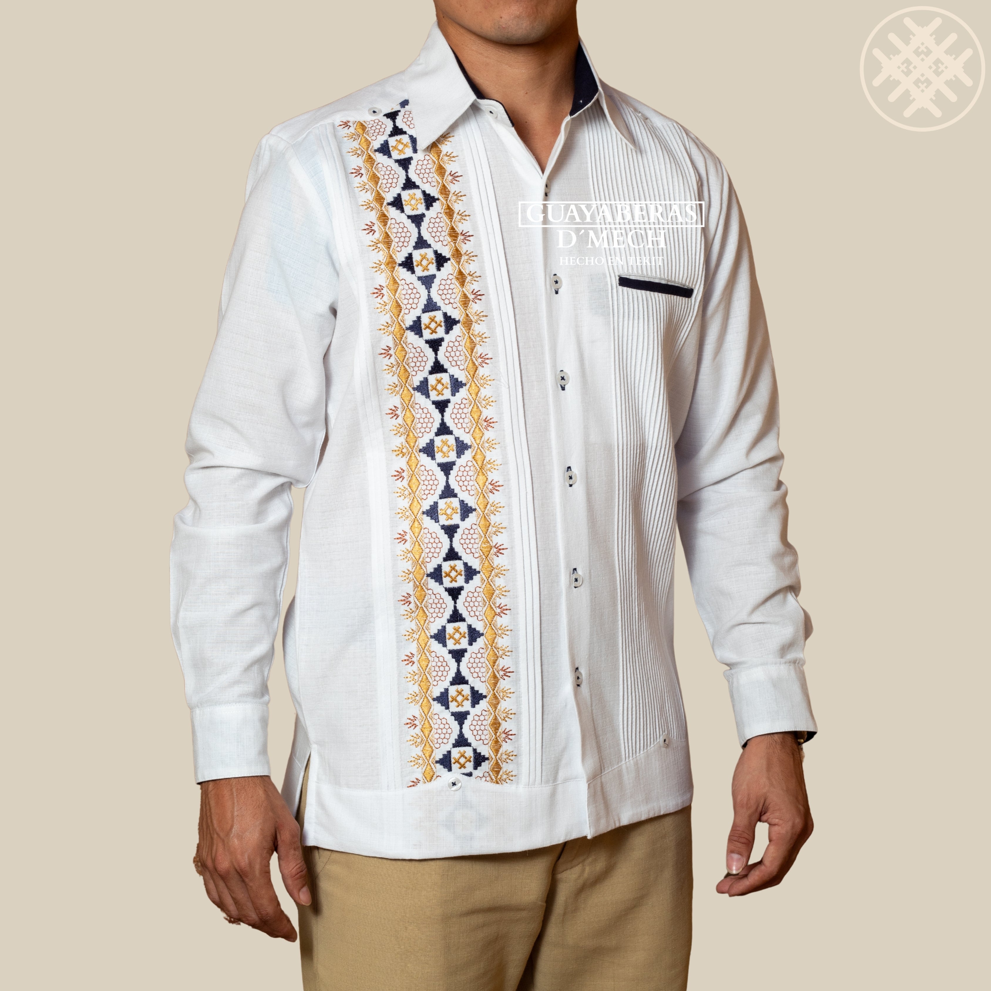 Guayabera Makech Blanca Guayaberas D Mech guayabera-makech-blanca-guayaberas-d-mech