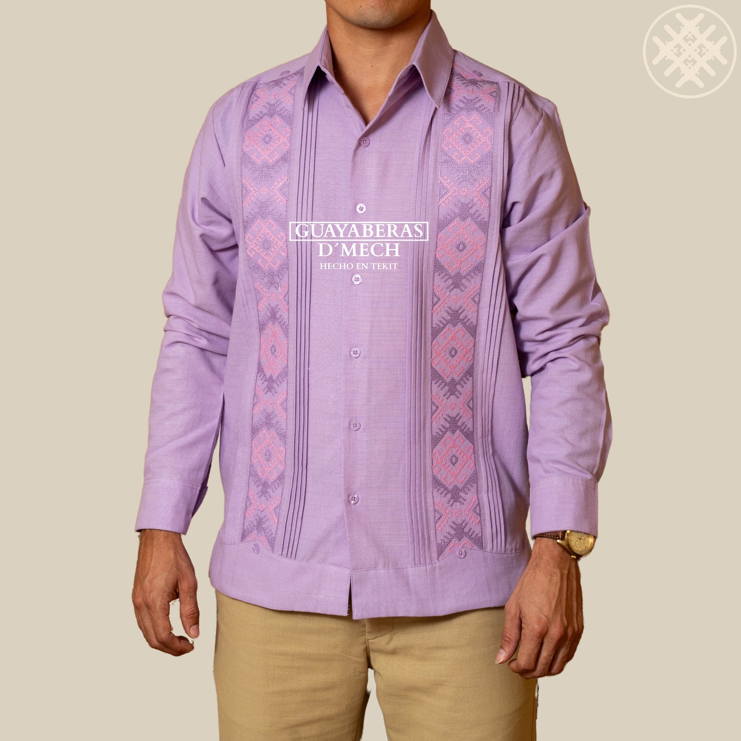 Guayabera Jaiba Lila