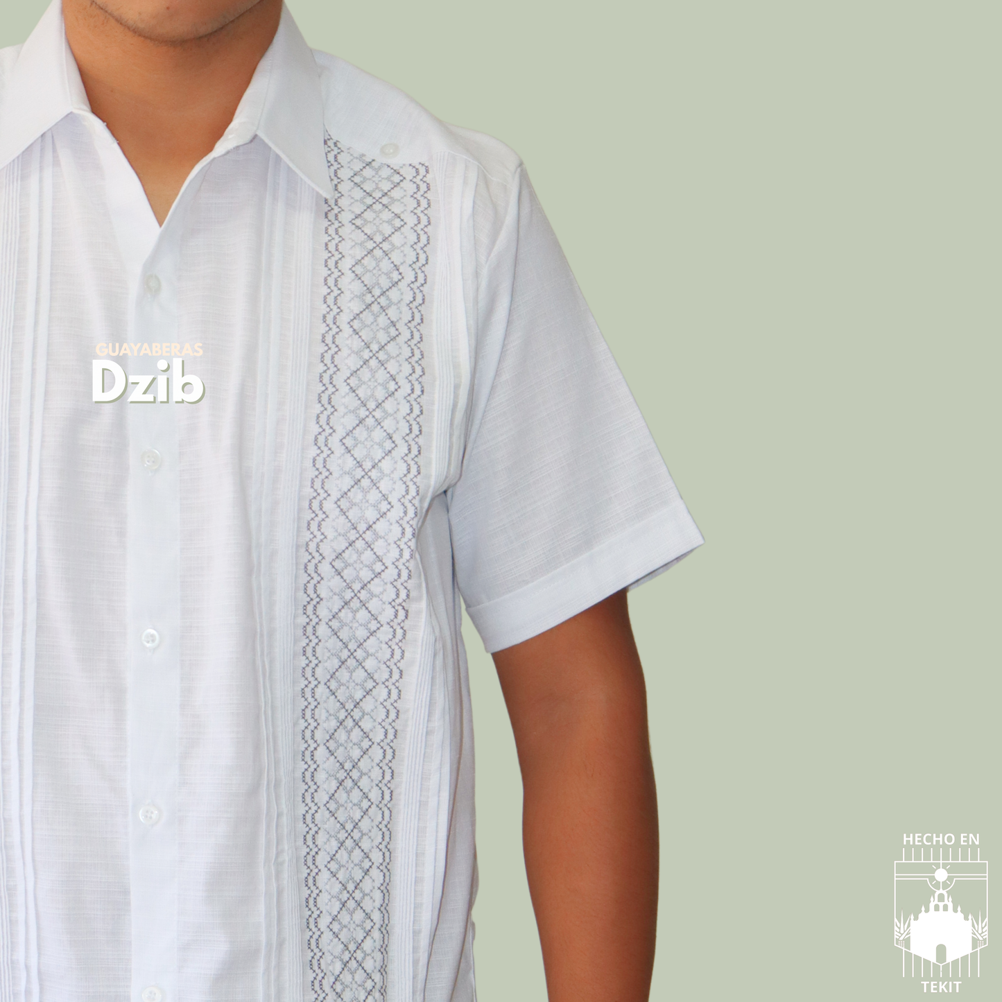 Guayabera Calderon Blanca