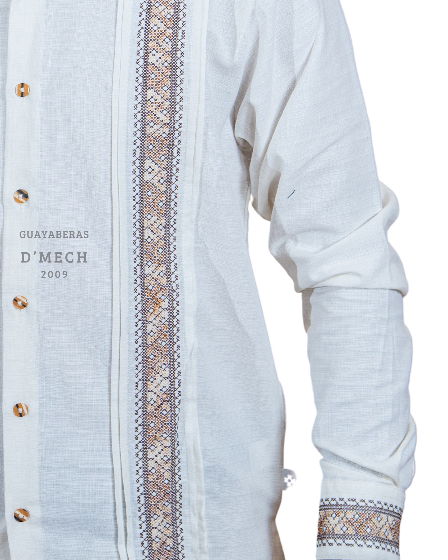 Guayabera Calderón Hueso