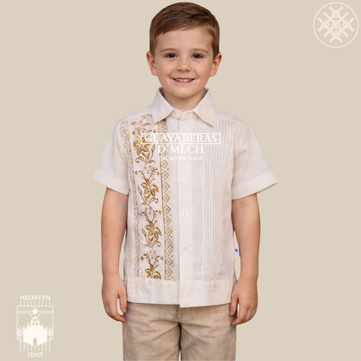Duo Kids Flor de Calabaza Hueso