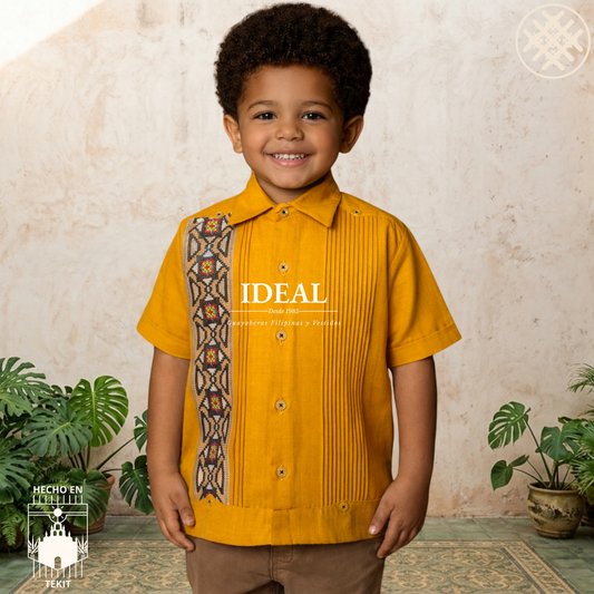 Guayabera Uxmal de Niño