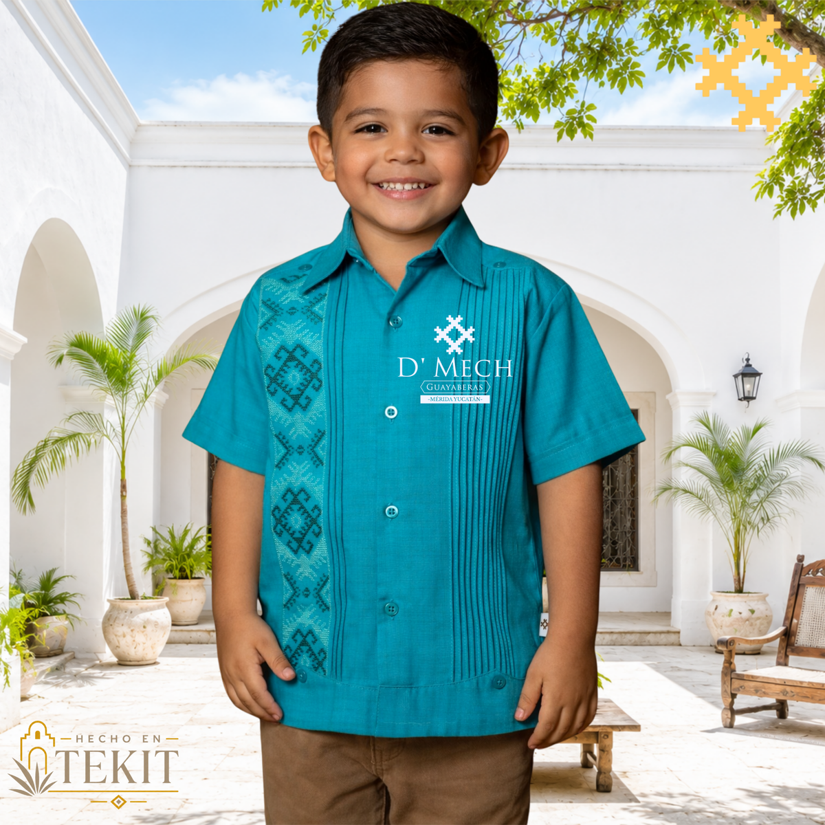 Guayabera Jaiba Jade de Niño