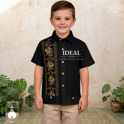 Duo Flor de Calabaza Negra Infantil