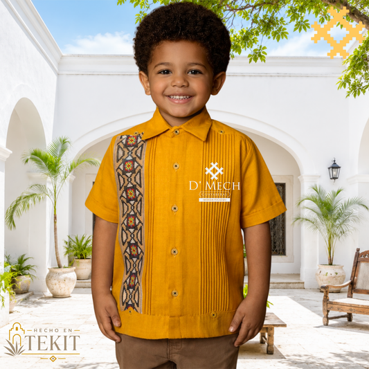 Guayabera Uxmal de Niño