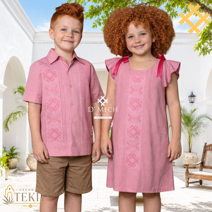 Guayabera Jaiba Palo de Rosa de Niño