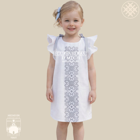 Vestido Izamal Gris Niña