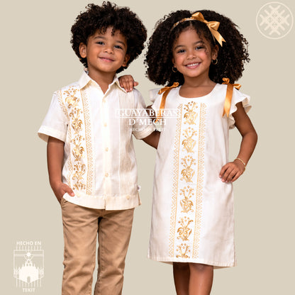 Duo Kids Flor de Calabaza Hueso