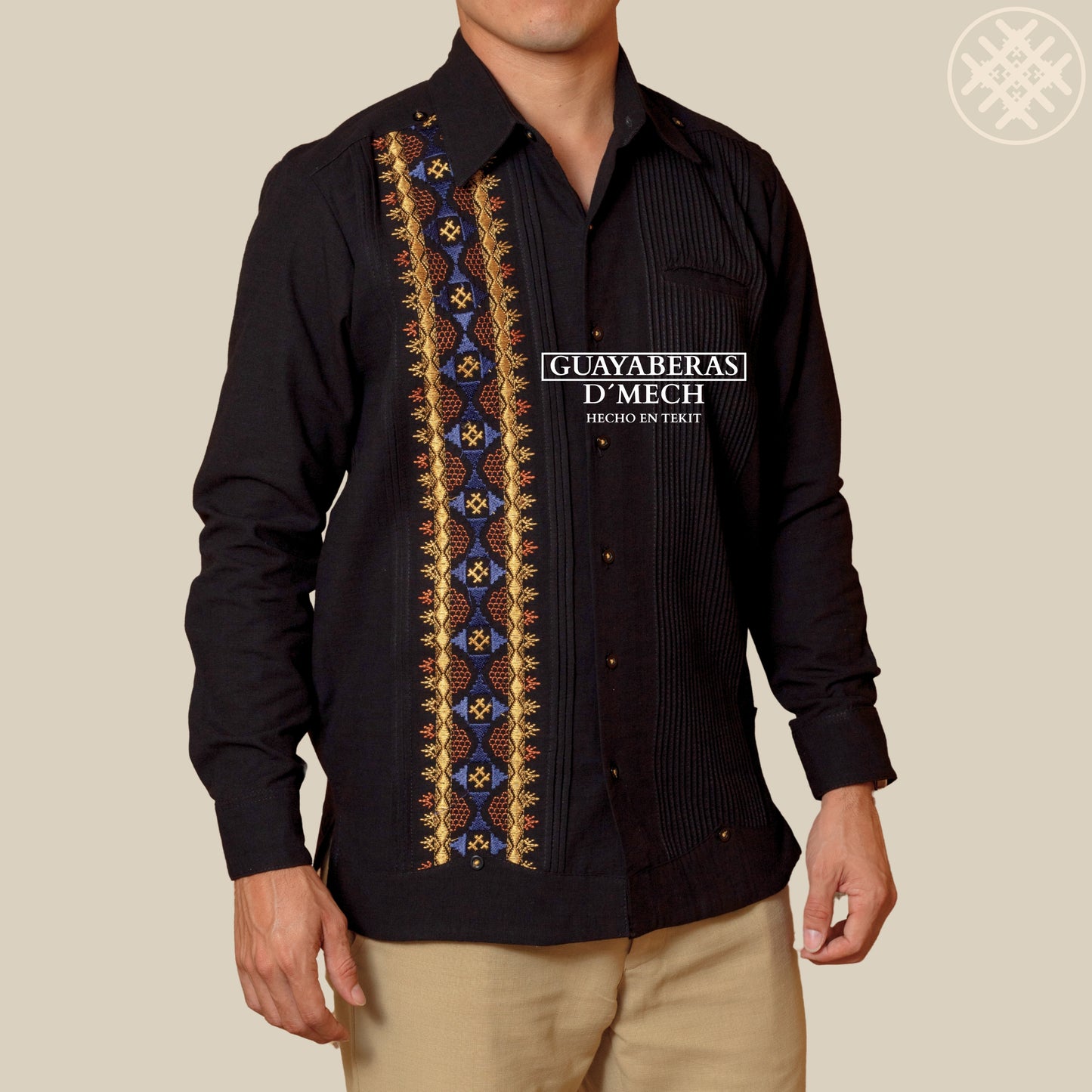 Guayabera Makech Negra
