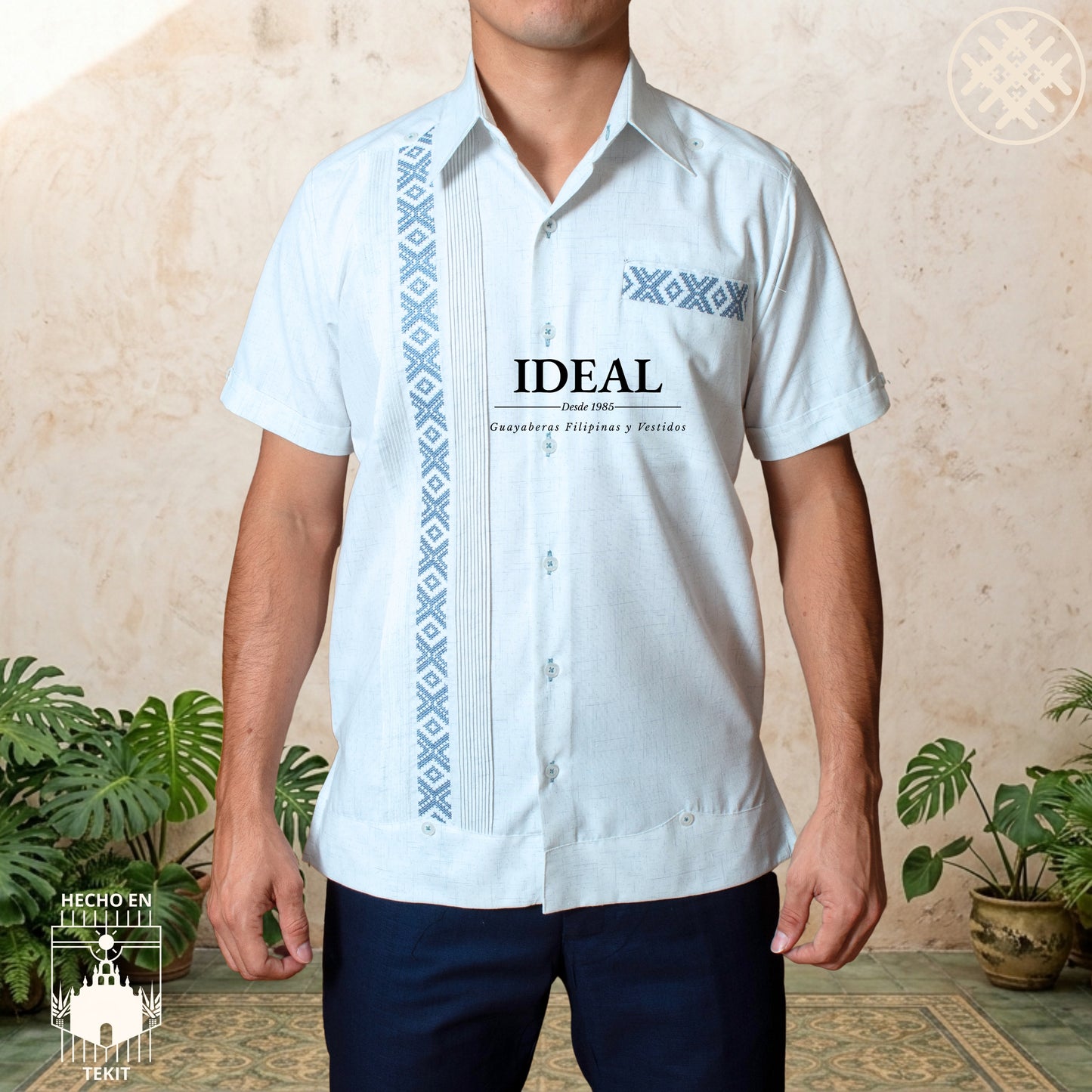 Guayabera Oaxaca Blanca