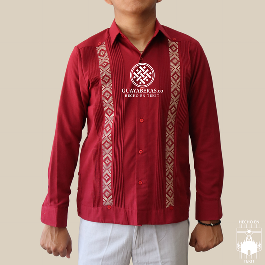 Guayabera Calderón Vino
