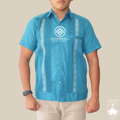 Guayabera Oceano Manga Corta