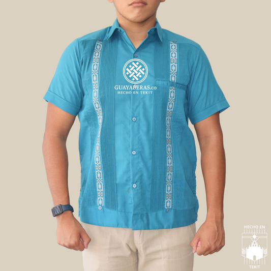 Guayabera Oceano Manga Corta