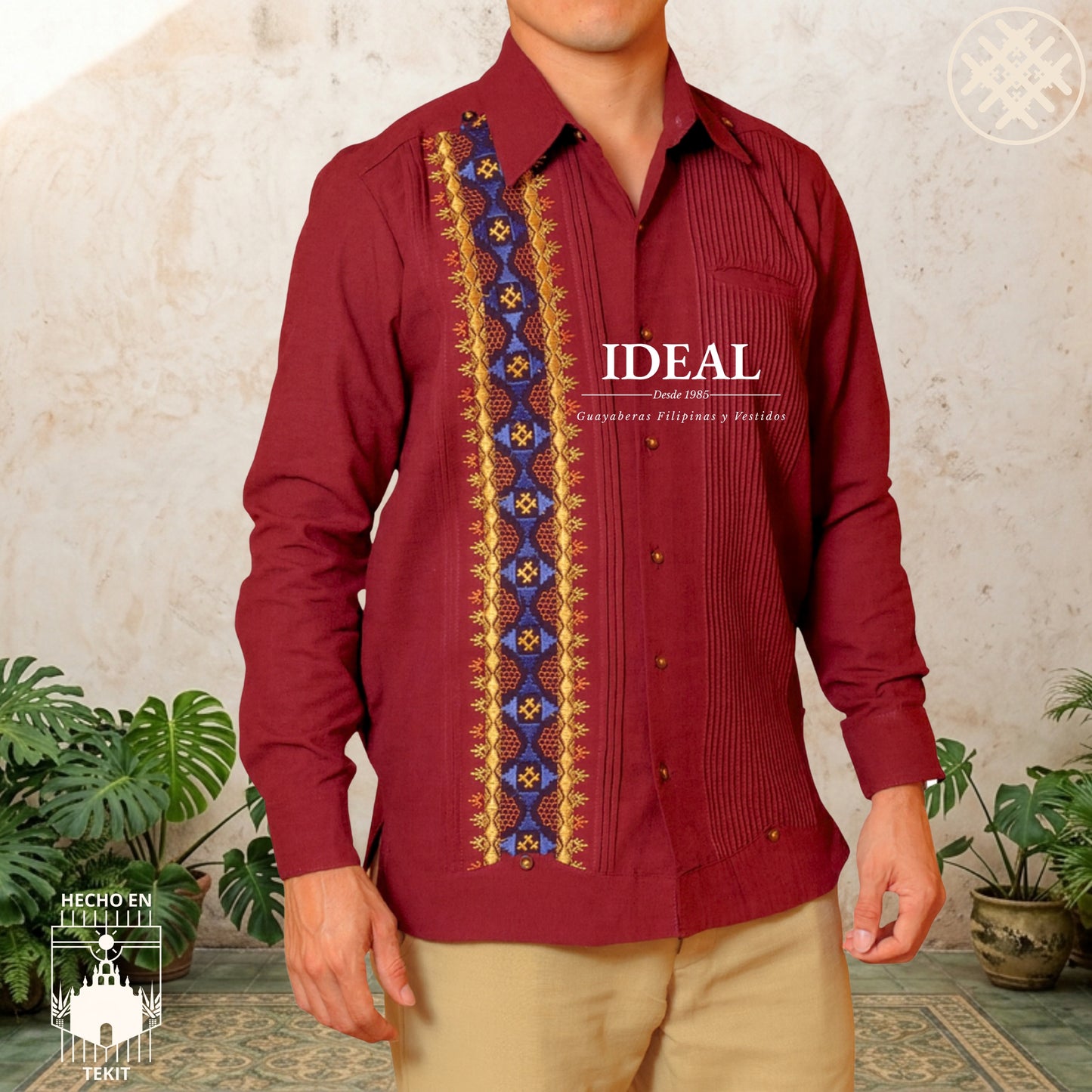 Guayabera Makech Vino