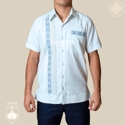 Guayabera Oaxaca Blanca