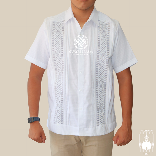 Guayabera Calderon Blanca