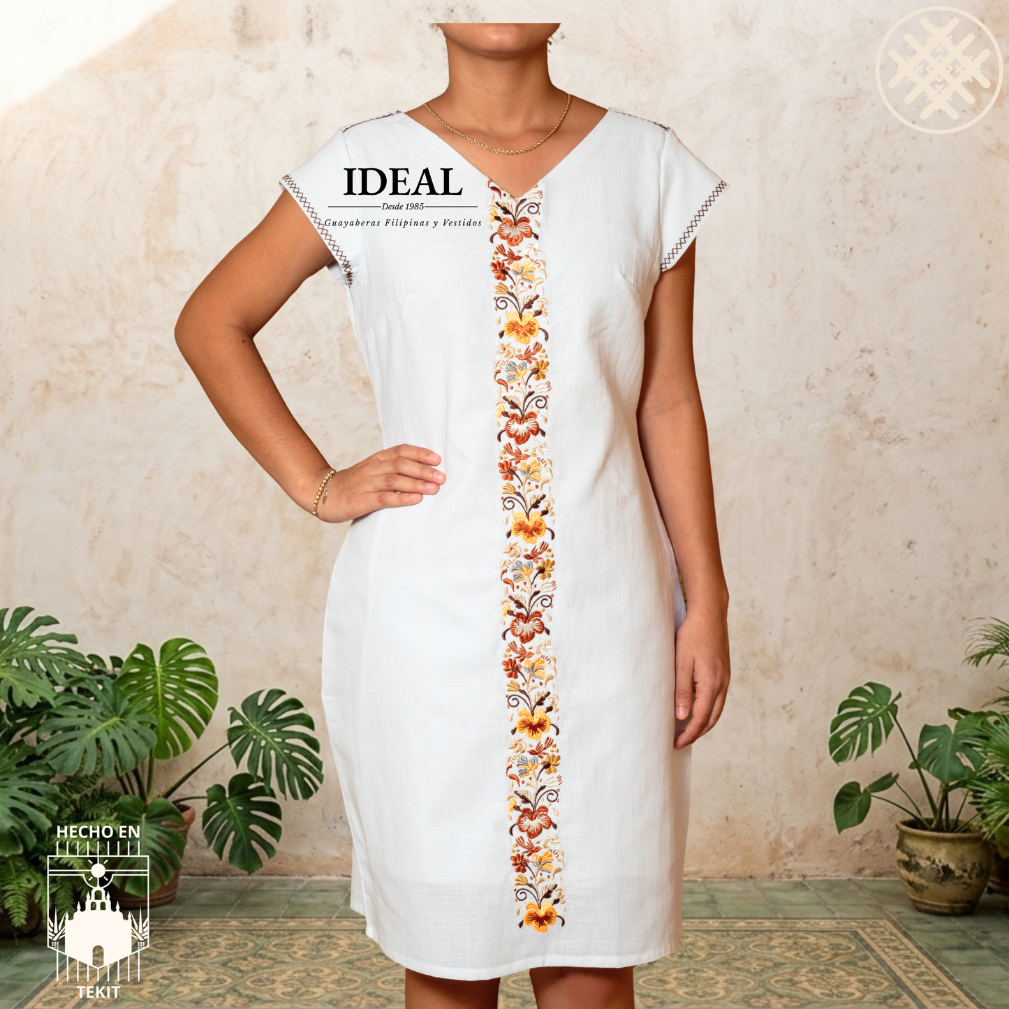 Vestido Colibrí Café