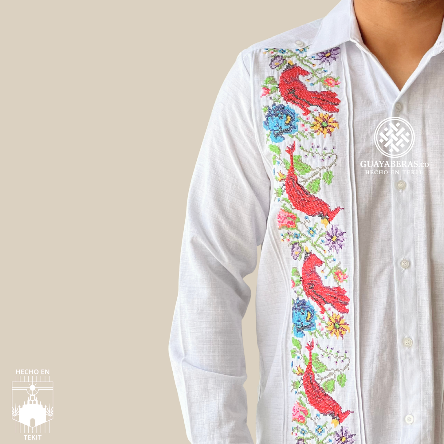 Guayabera Cardenales