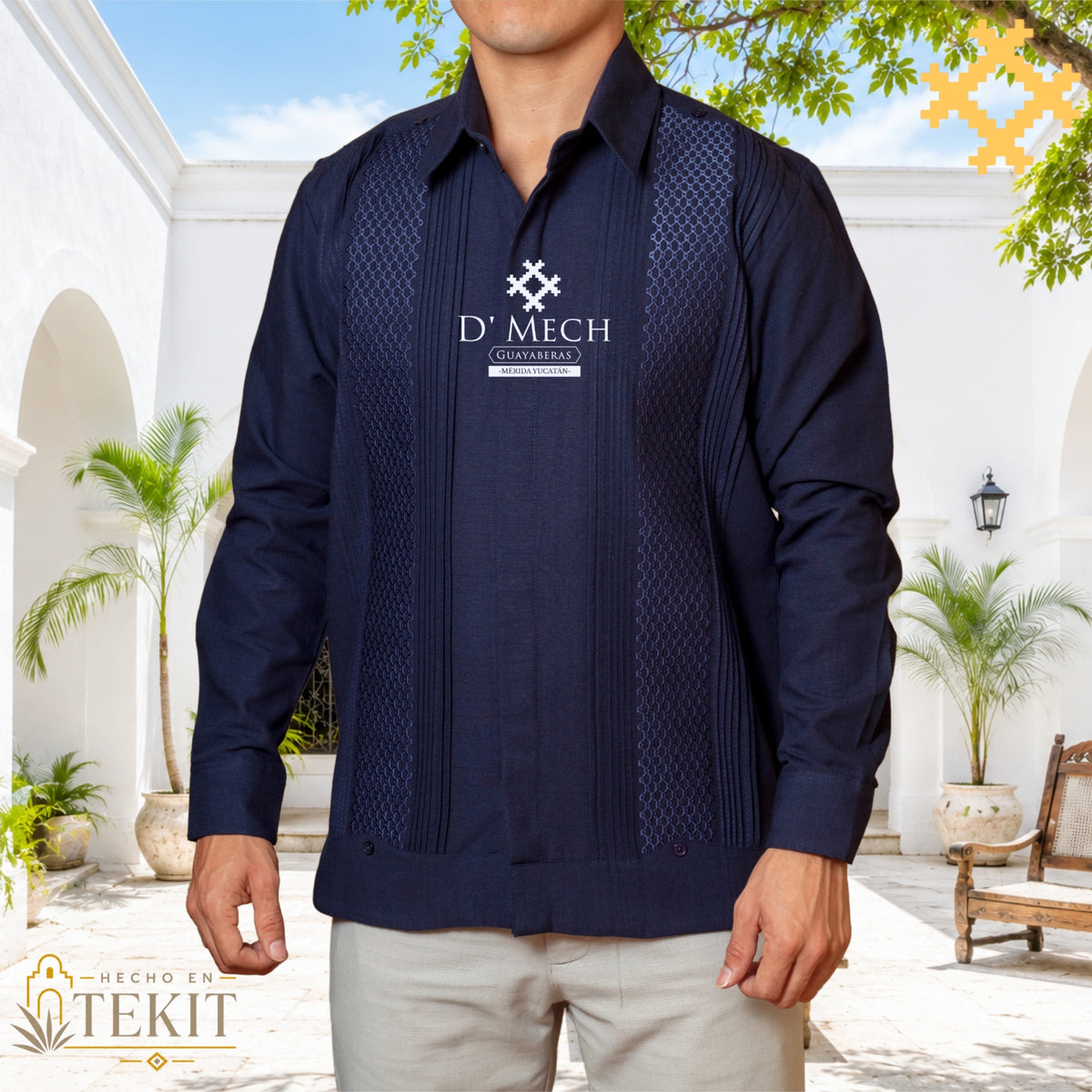 Guayabera Panal Marino