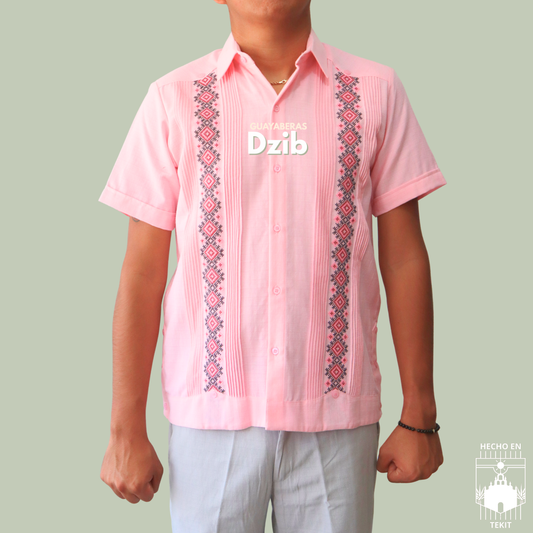 Guayabera  Ajolote Rosa