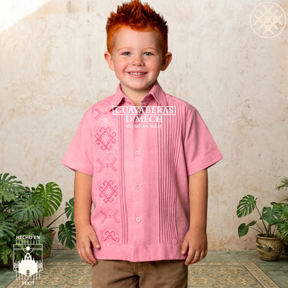 Guayabera Jaiba Palo de Rosa Niño