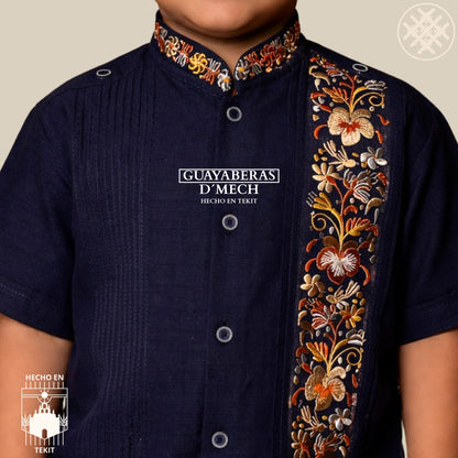 Guayabera Colibrí Marino Niño