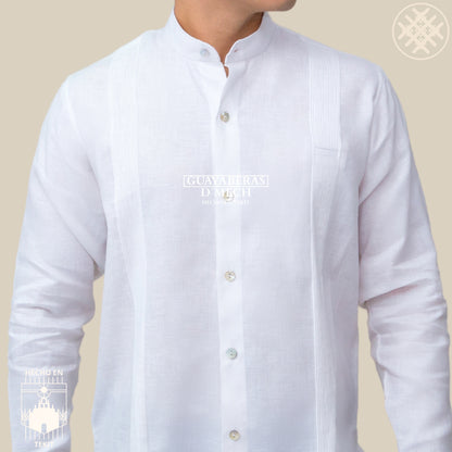 Filipina Formal Con Botón Concha Nacar