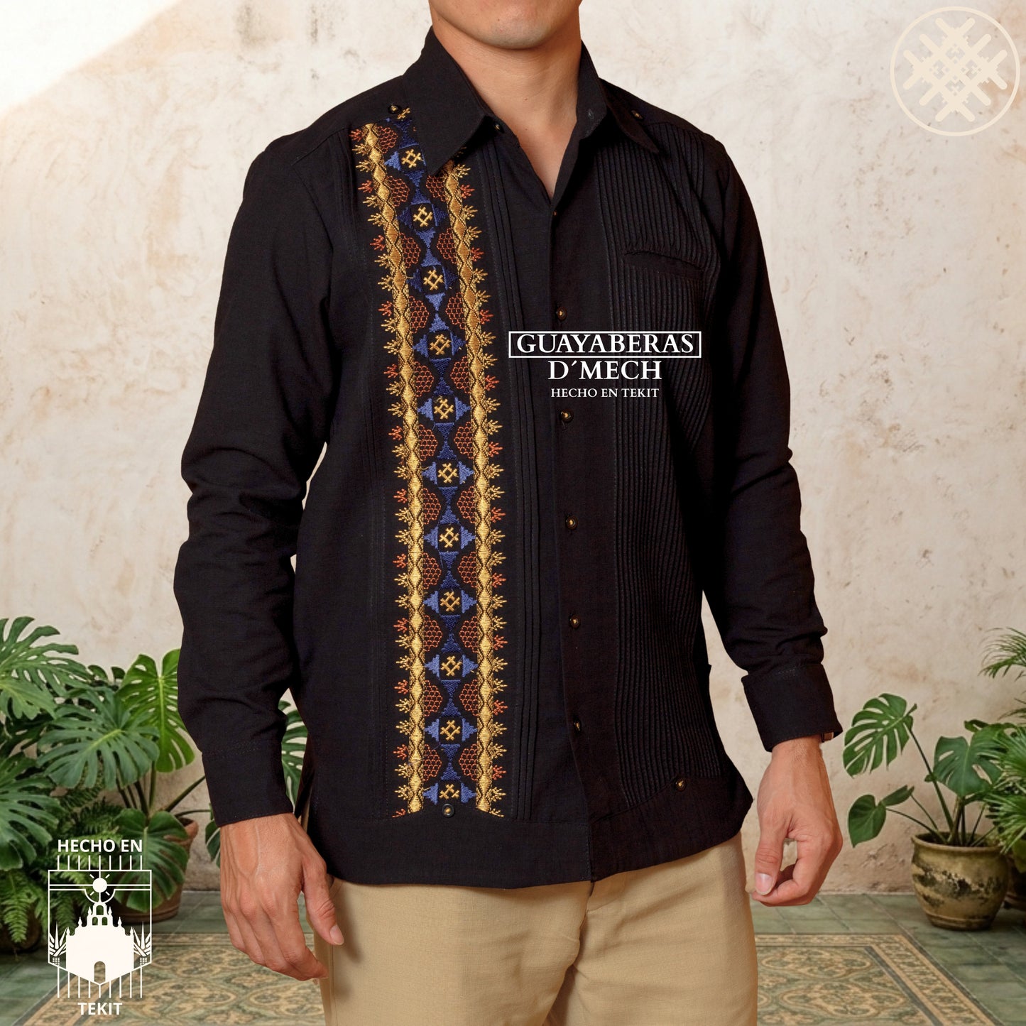 Guayabera Makech Noire