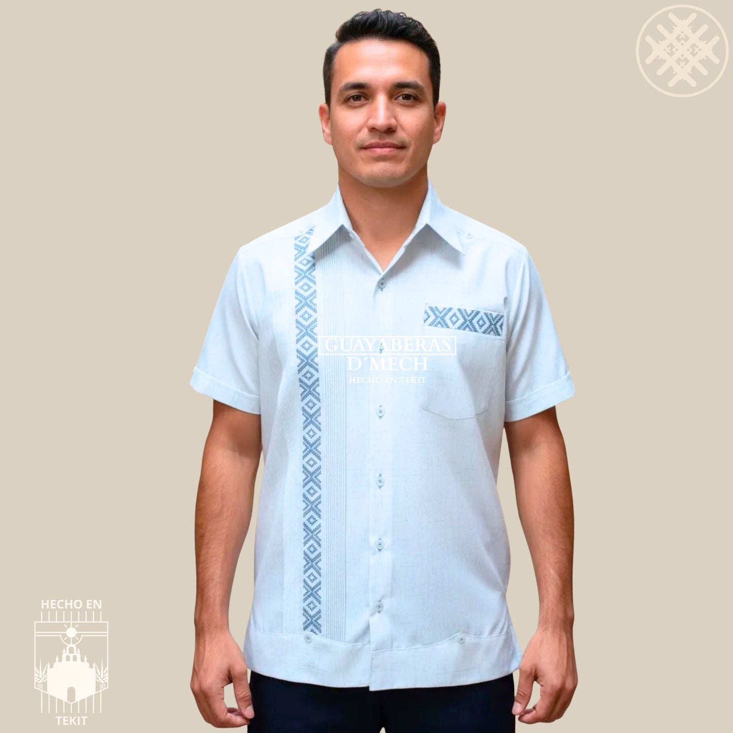 Guayabera Oaxaca Blanca