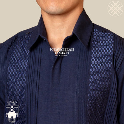 Guayabera Panal Marino