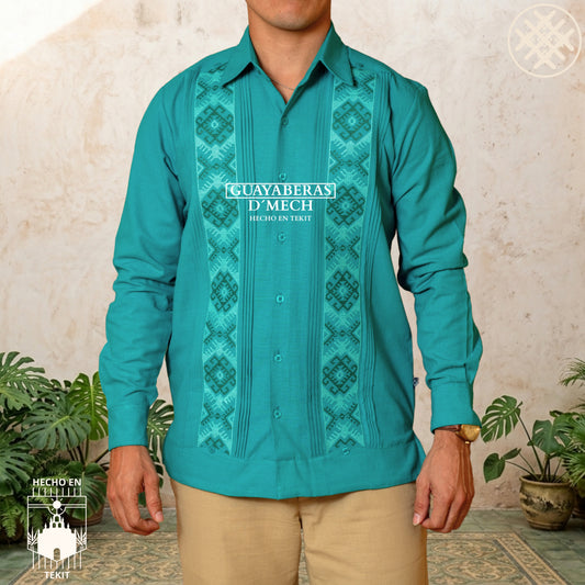 Guayabera Jaiba Jade
