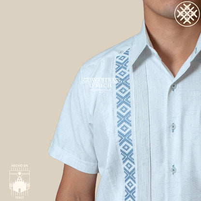 Guayabera Oaxaca Blanca