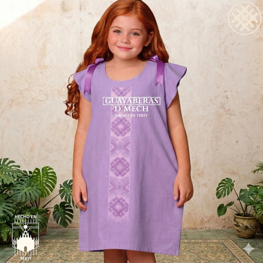 Vestido Jaiba Lila Niña