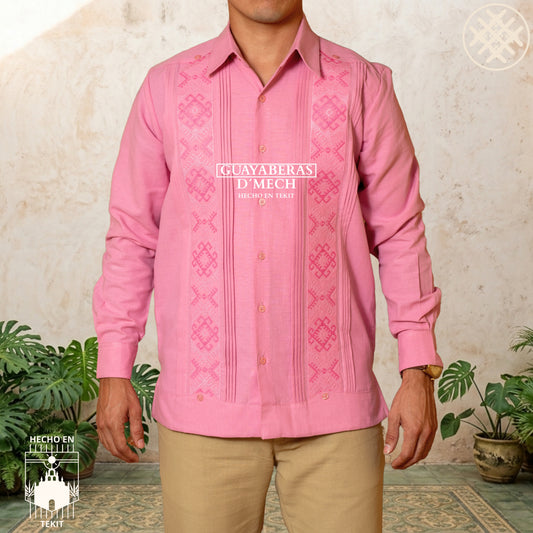 Guayabera Jaiba Palo de Rosa