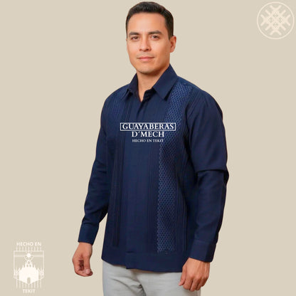 Guayabera Panal Marino