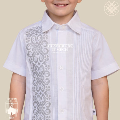 Guayabera Izamal Gris Niño
