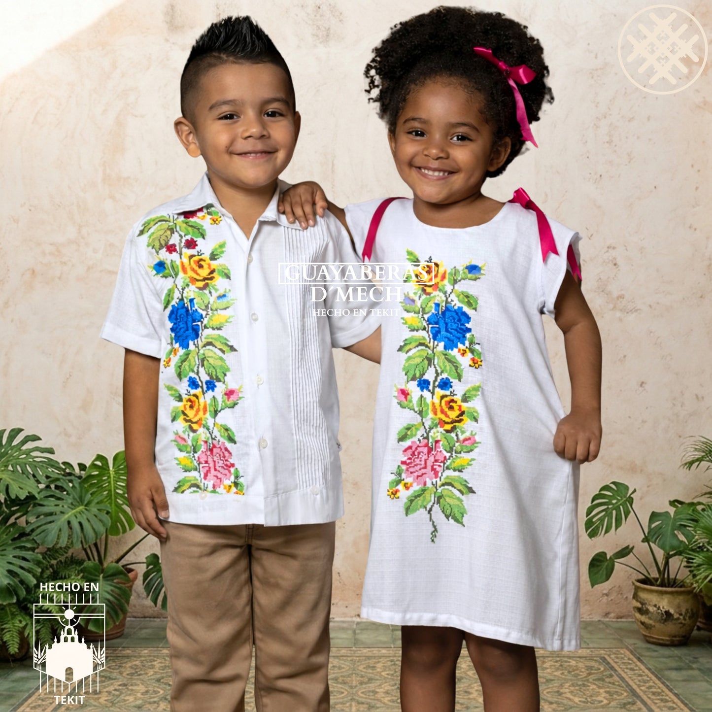 Duo Kids Primavera Rosas
