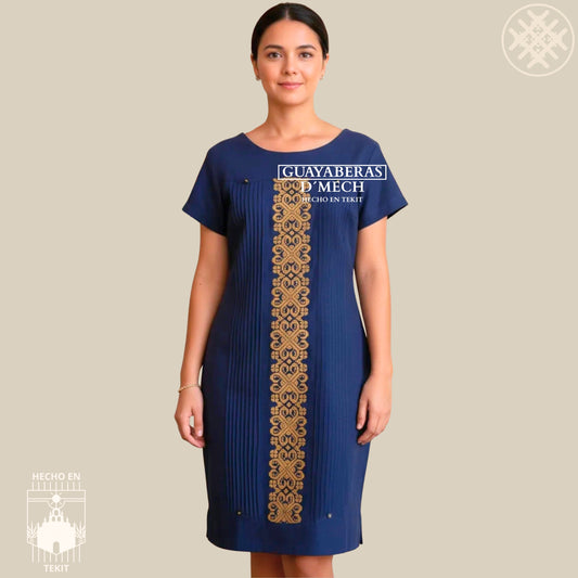Vestido Izamal Marino