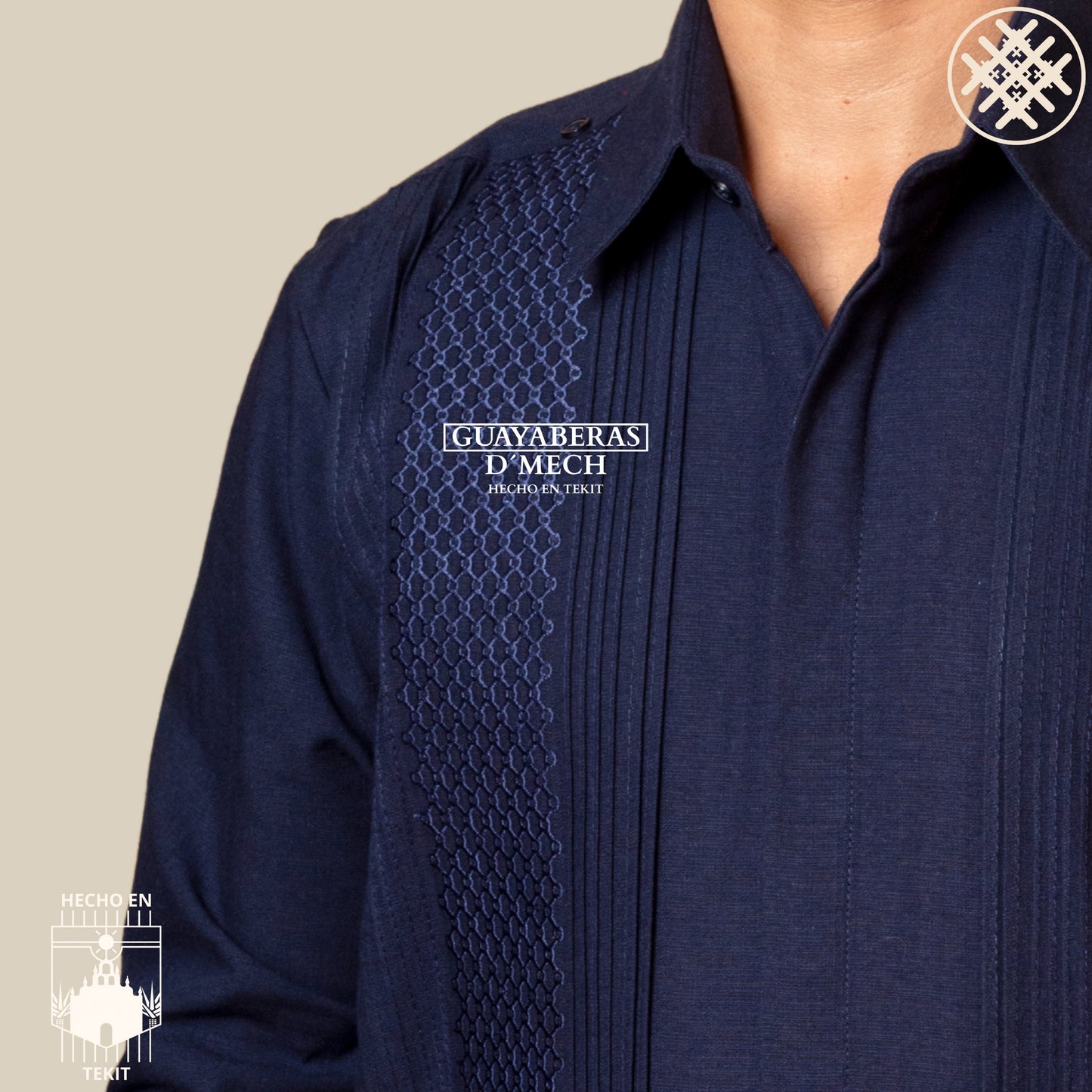 Guayabera Panal Marino