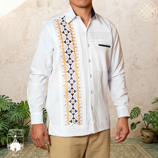 Guayabera Makech Blanc